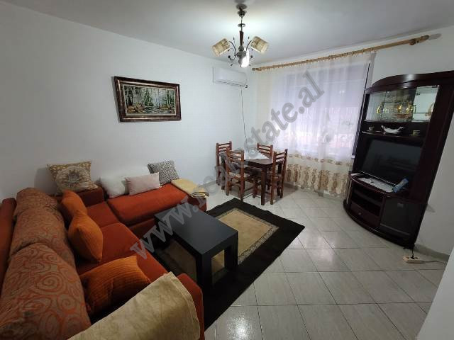 Two bedroom apartment for rent in Margarita Tutulani street in Tirana.
It is positioned on the grou
